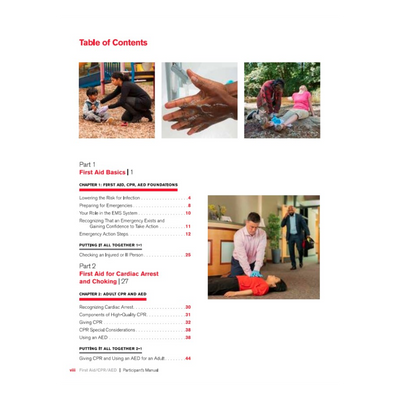 CPR/AED/First Aid Participant's Manual