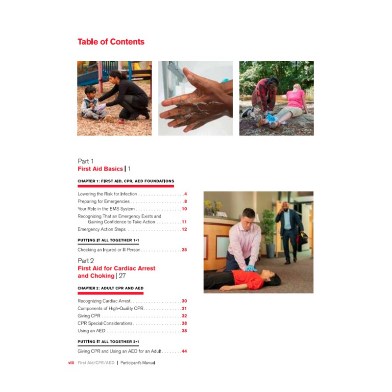CPR/AED/First Aid Participant's Manual – Focus Health