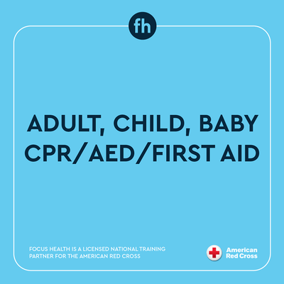 American Red Cross 'Adult, Child and Baby First Aid/CPR/AED Online Course