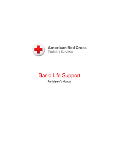 Basic Life Support Participant’s Manual